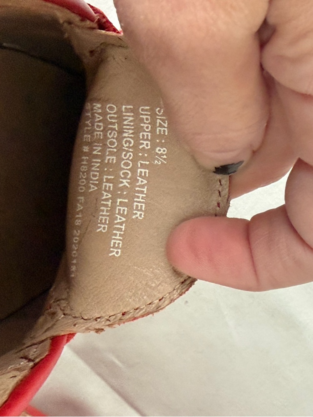 J. Crew Red Leather Penny Loafers (D0240) - Picture 8 of 9